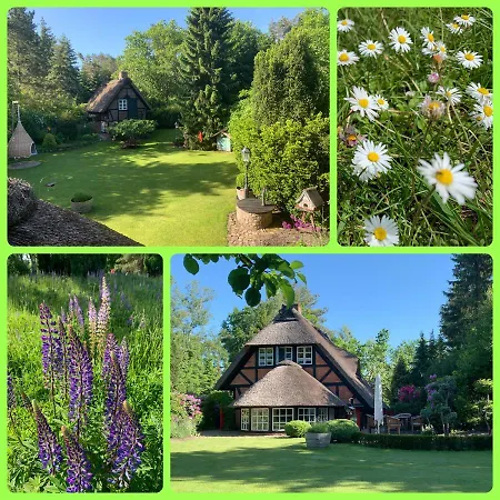 Unter Reet Im Heidedorf Bei Lueneburg 度假居 *